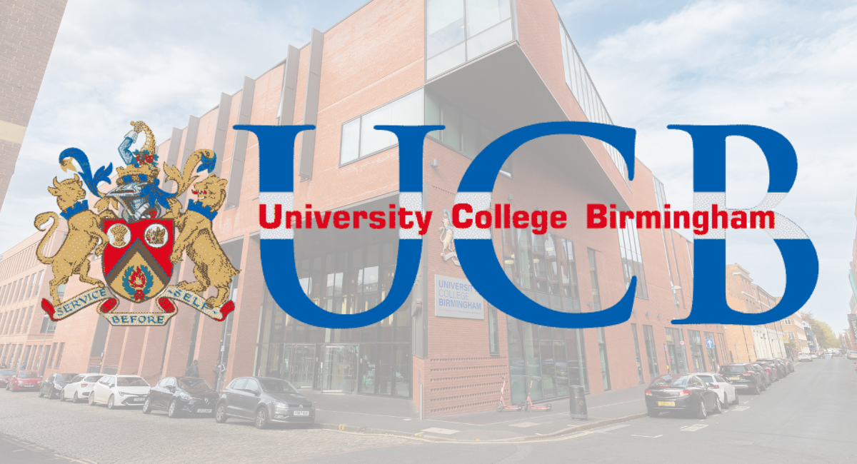 University College Birmingham、略称UCB(ユニバーシティ・カレッジ・バーミンガム大学)大学概要 ～世界大学ランキング・学部・卒業生・難易度・出願基準～ 【イギリス大学院留学】