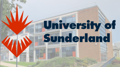 University of Sunderland（サンダーランド大学）大学概要 ～世界大学ランキング・学部・卒業生・難易度・出願基準～ 【イギリス大学院留学】